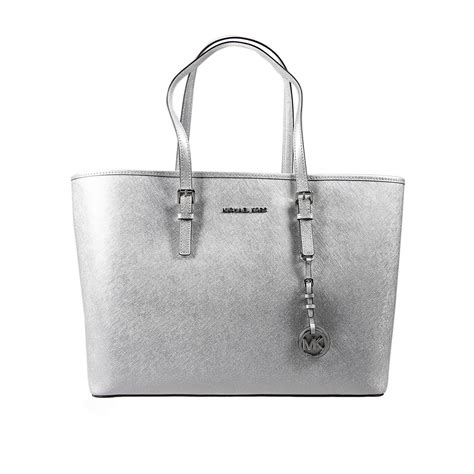 michael kors tasche silber